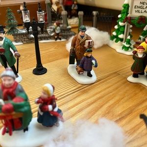 Dept 56 Ceramic Christmas Figurines of Dicken’s Village and New England Village